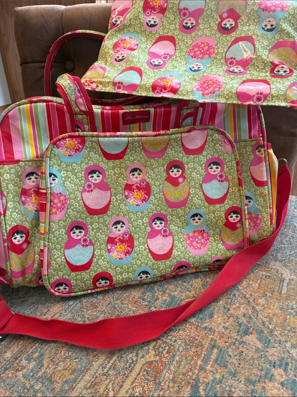 Rare Retired Lou Harvey Diaper Bag / Tote